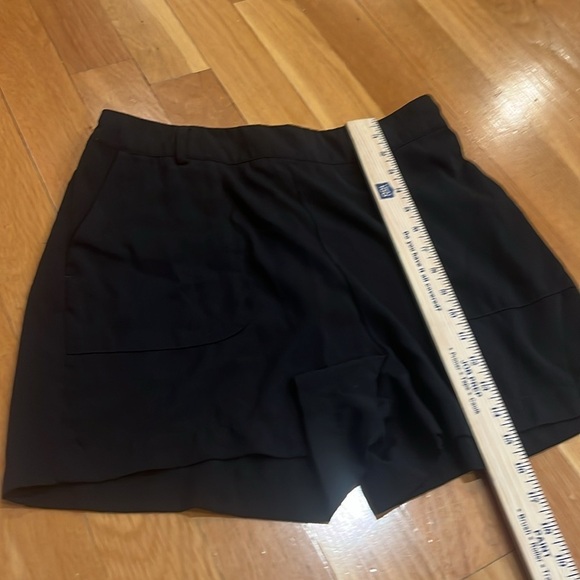 a.new day women’s black 100% polyester shorts size large . - Picture 6 of 10